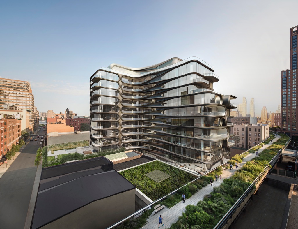 Zaha Hadid Architects, 520 W 28th Street, New York © Hayes Davidson