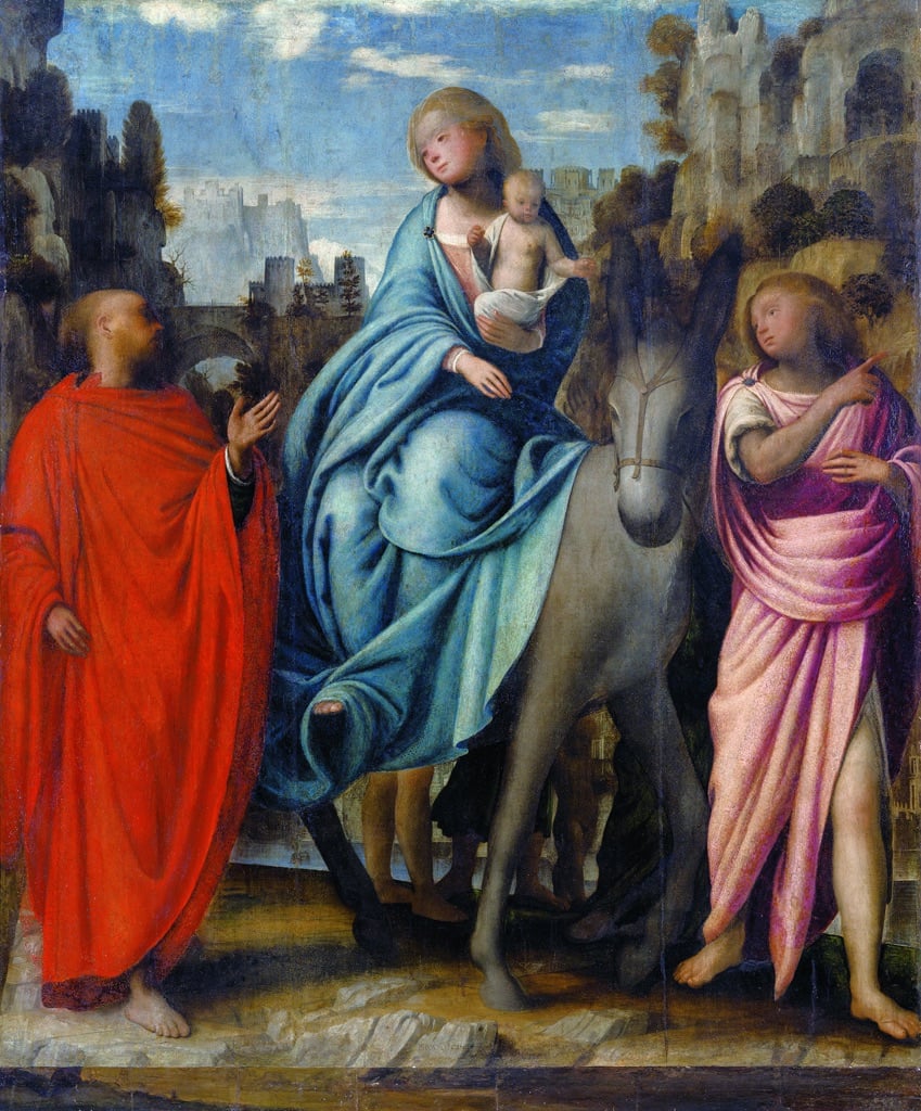 Bramantino, Fuga in Egitto, 1520 ca., Santuario della Madonna del Sasso, Orselina