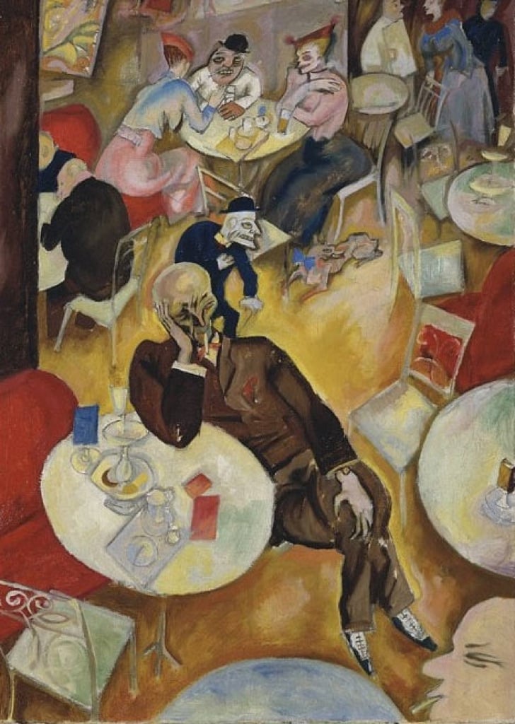 George Grosz, Cafe, 1919