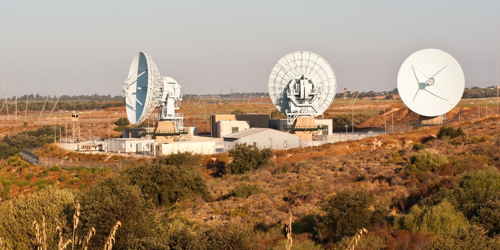 Le antenne del Muos, a Niscemi