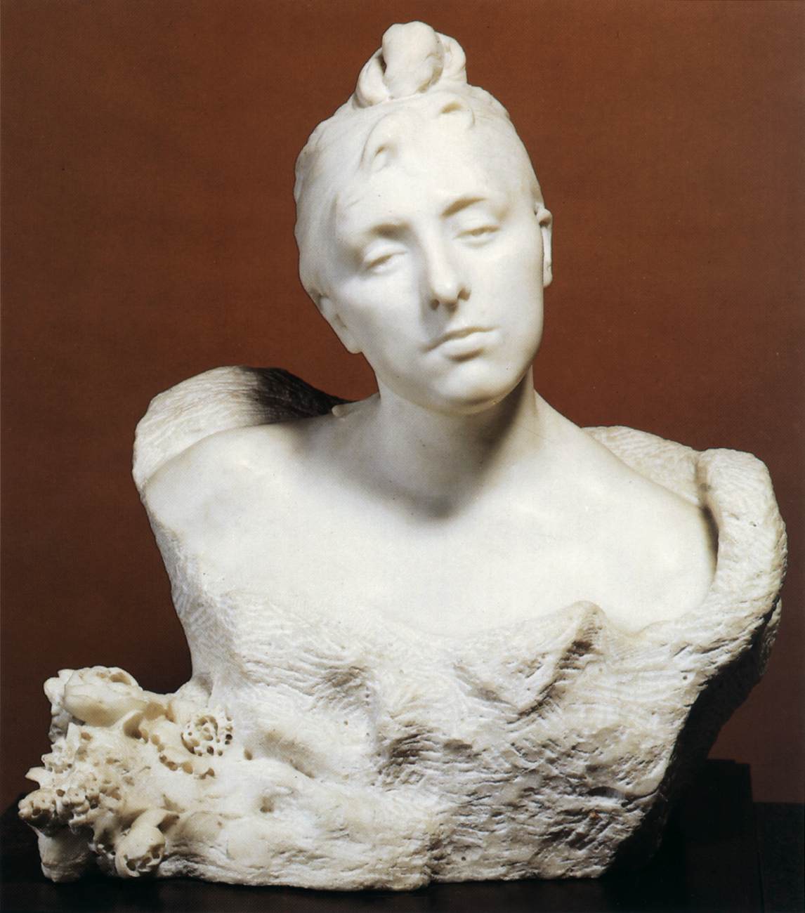 Auguste Rodin, Louise Lynch de Morla Vicuña, 1884, marmo, altezza 57 cm. Musée d'Orsay, Parigi