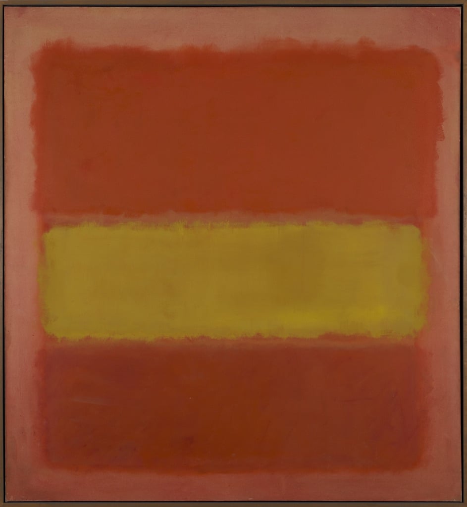 Mark Rothko, Yellow Band, 1956. Sheldon Museum of Art, University of Nebraska, Lincoln. © 1998 Kate Rothko Prizel and Christopher Rothko-VEGAP, Bilbao, 2016