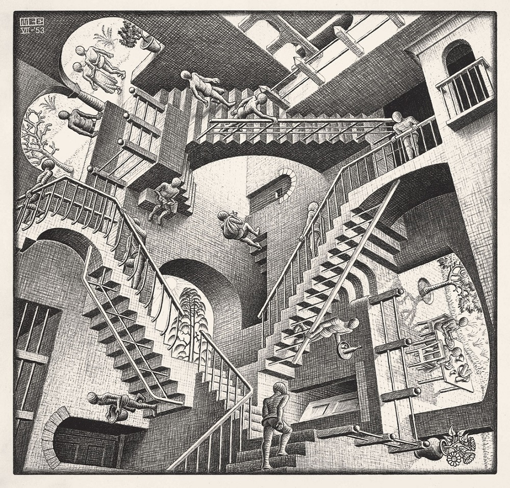Maurits Cornelis Escher, Relatività