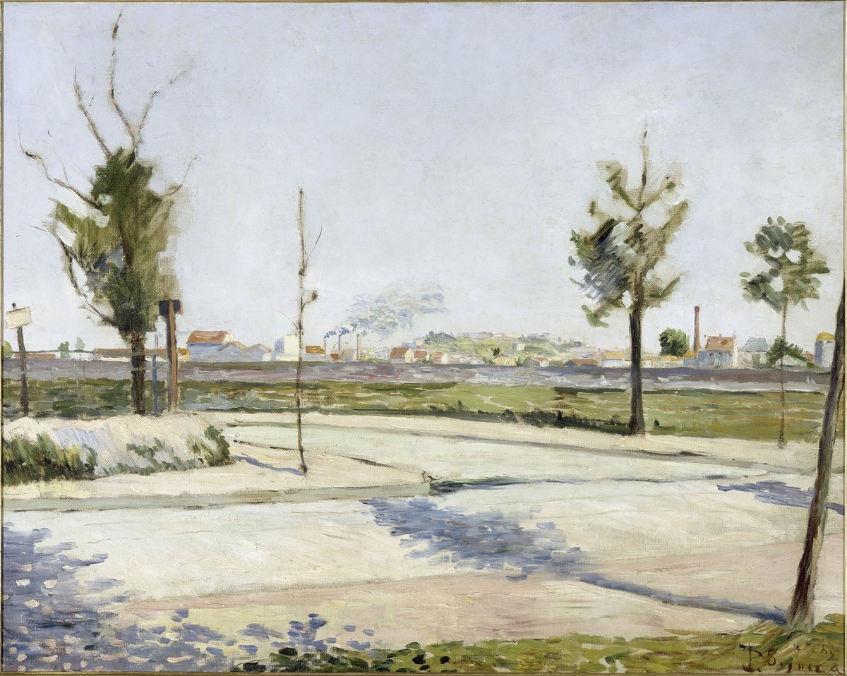 Paul Signac, Strada di Gennevilliers, 1883, olio su tela, 72,9 x 91,6 cm, Parigi, Musée d’Orsay © René-Gabriel Ojéda – RMN-Réunion des Musées Nationaux – distr. Alinari