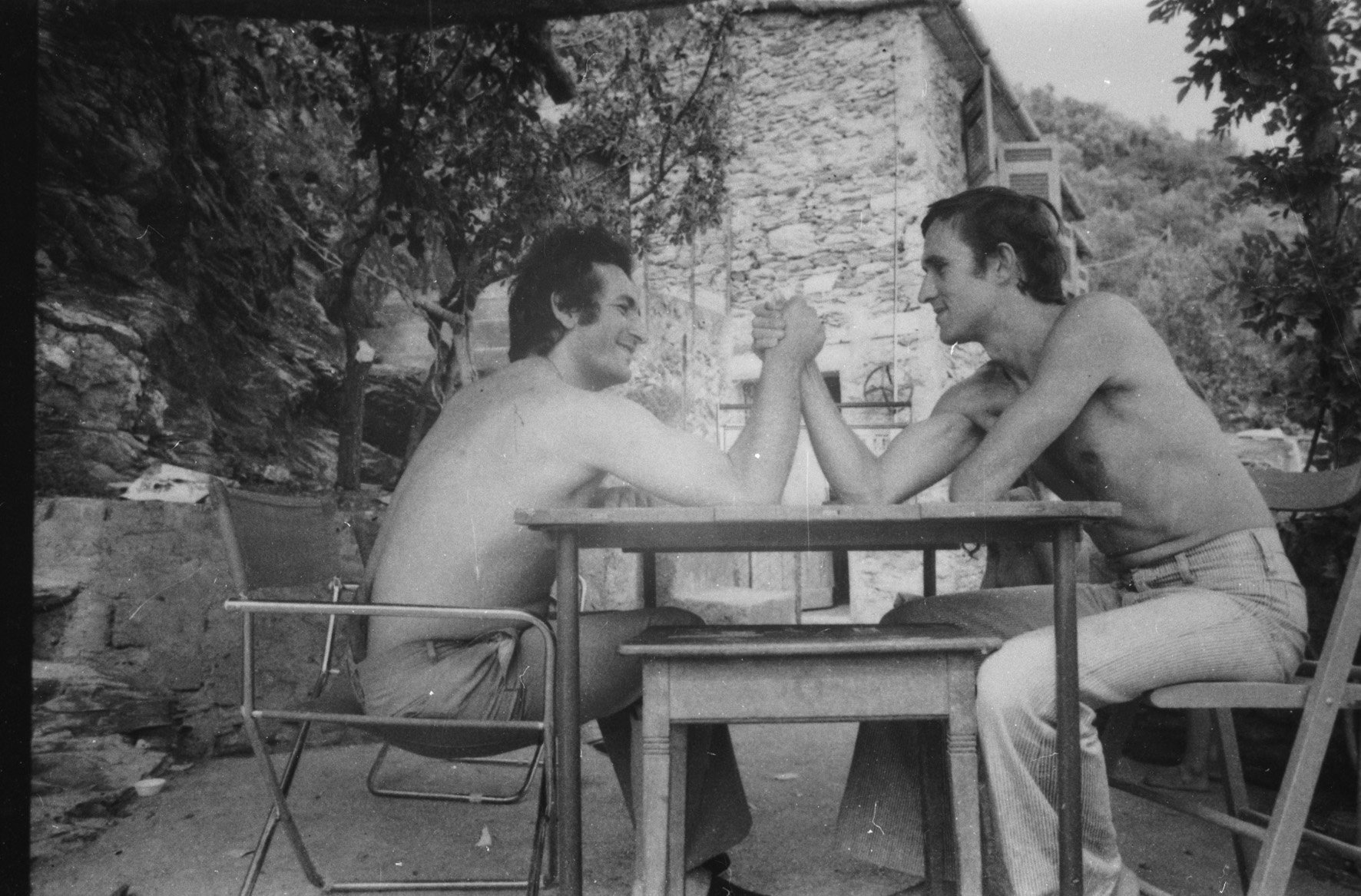Alighiero Boetti e Salvo, Vernazza, 1969. Photo Anne Marie Sauzeau