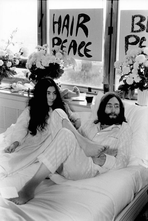 Bruno Vagnini, Ben-In, John Lennon e Yoko Ono , Montreal, 1969, Photo © Bruno Vagnini (804x1200)