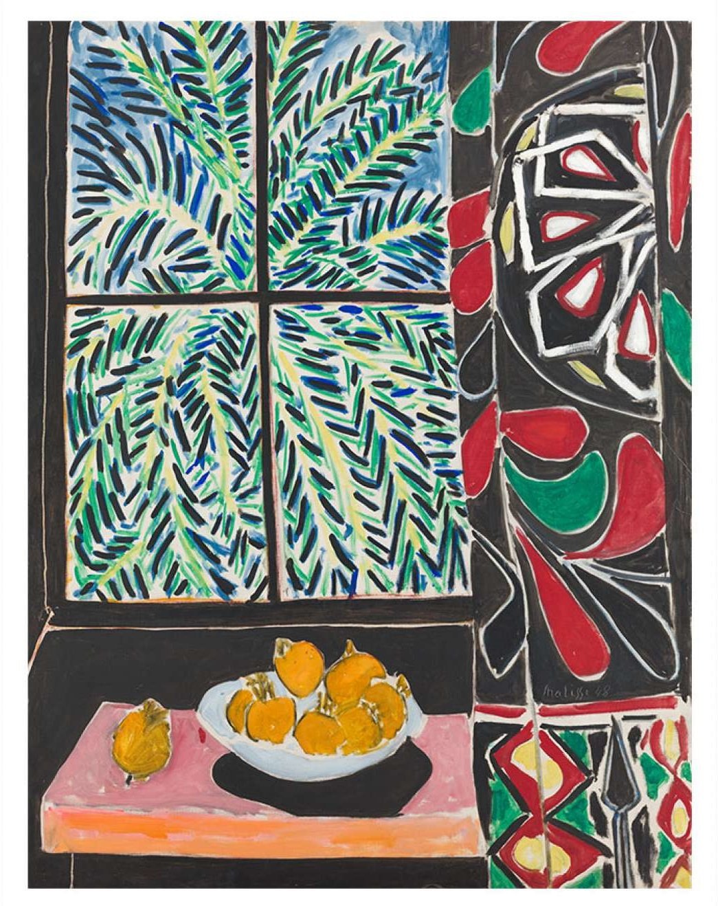 Henri Matisse, Interior with Egyptian Curtain, 1948