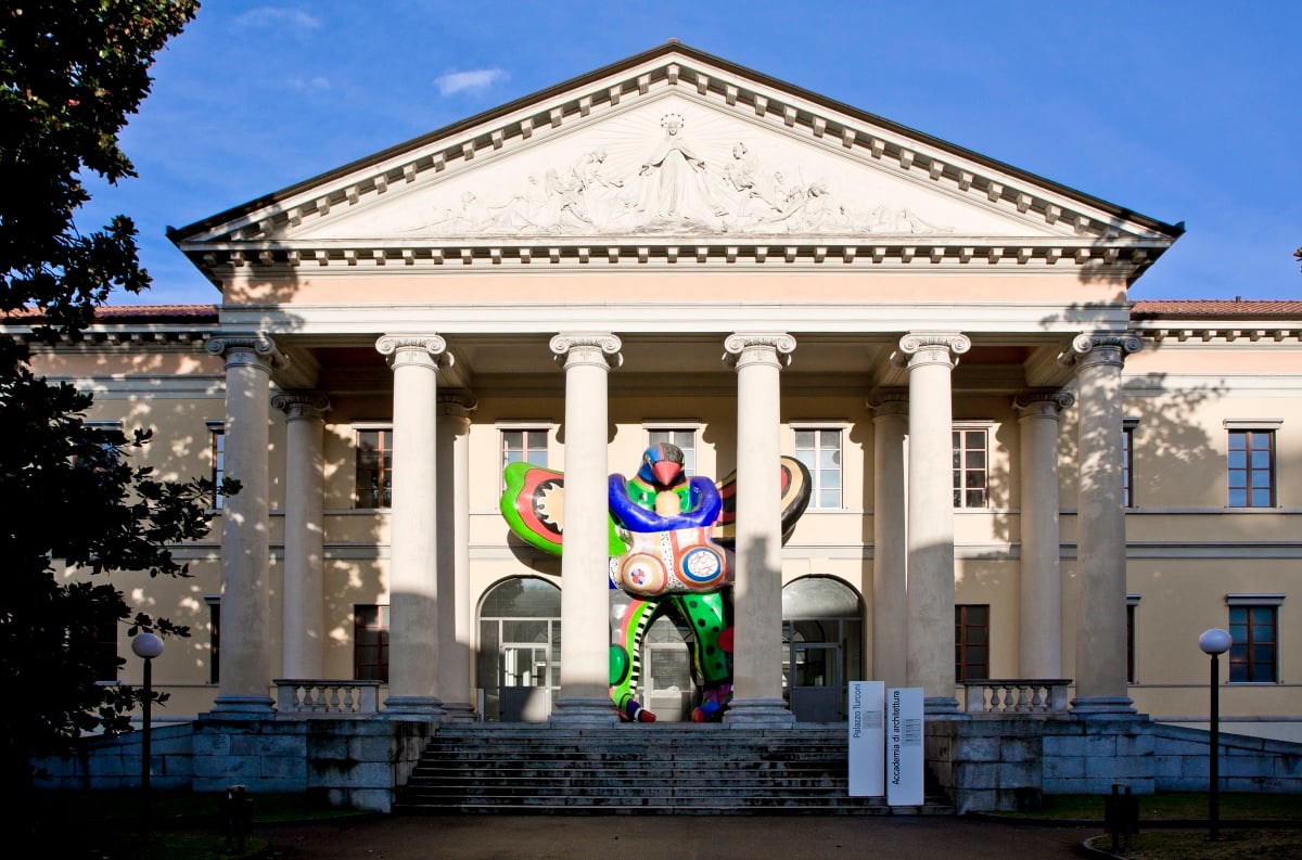 Mario Botta, Accademia di architettura. Palazzo Turconi, Mendrisio. Photo Alberto Canepa