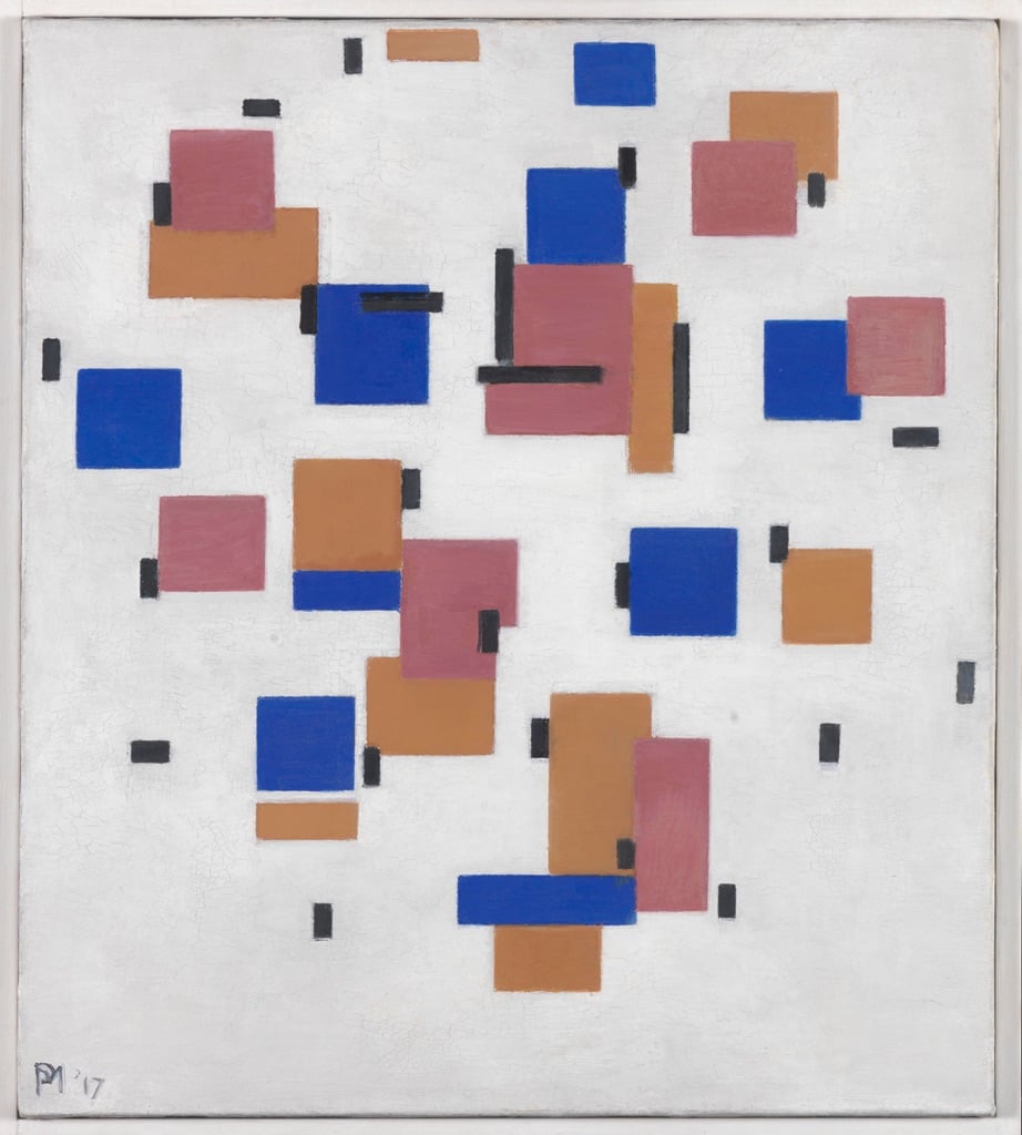Piet Mondrian, Composizione in colore B, 1917