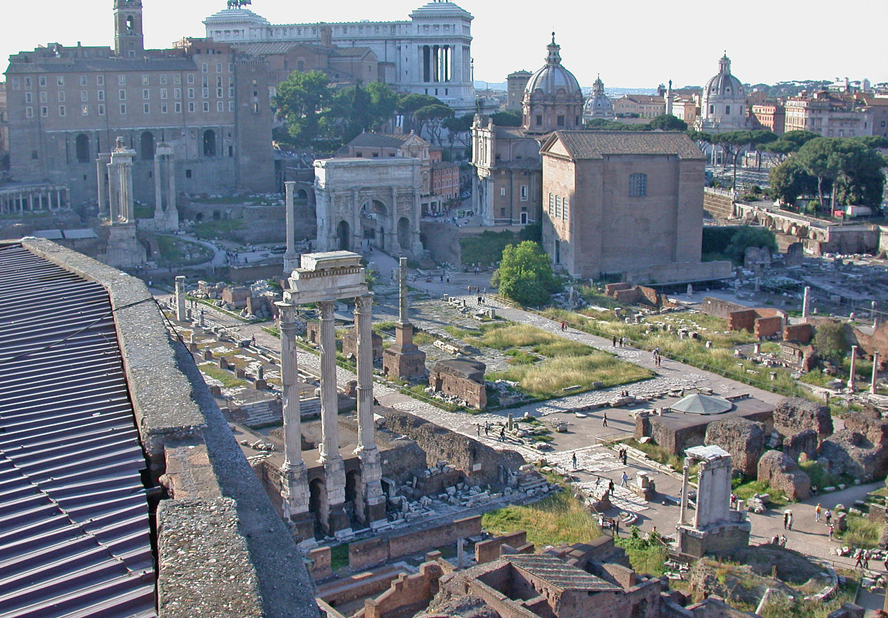 Roma, Foro romano, veduta dal Palatino