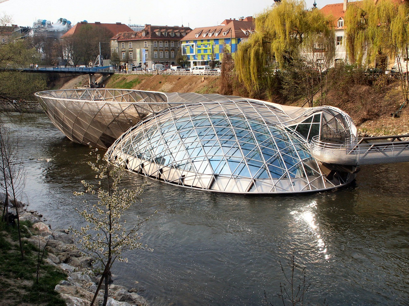 Vito Acconci, Murinsel, l'isola sul fiume Mur a Graz