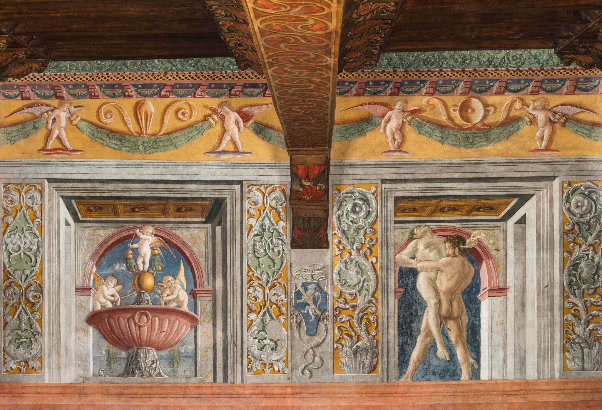 Restaurata la sala di ercole a palazzo venezia artribune for Fregi decorativi