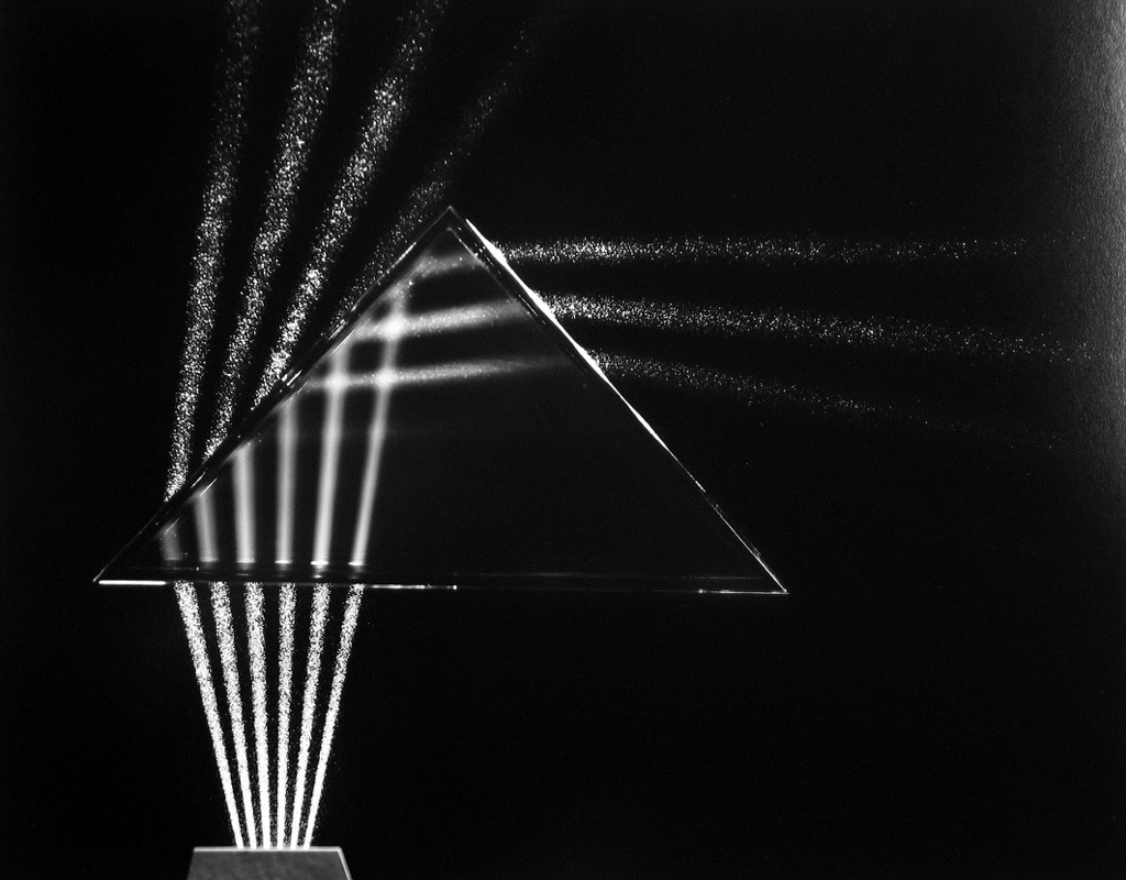 Light Trough Prism, Cambridge, Massachussets, 1958-61 © Berenice Abbott