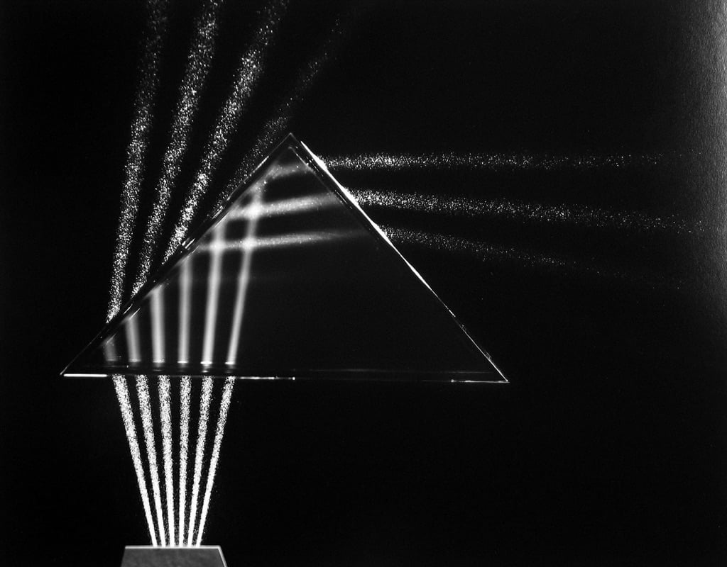 Light Trough Prism, Cambridge, Massachussets, 1958-61 © Berenice Abbott