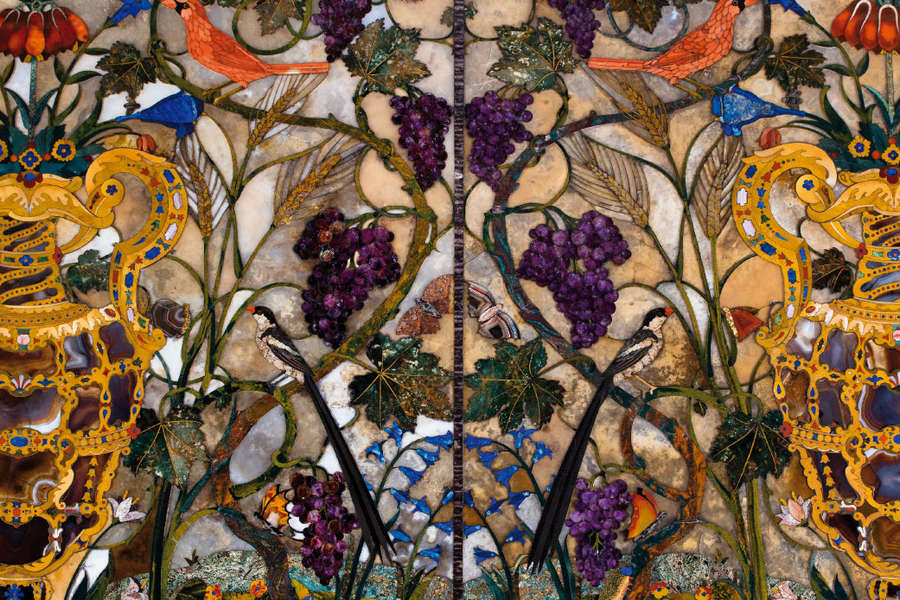 Piano di tavolo in pietre dure, Palazzo Pitti, Firenze