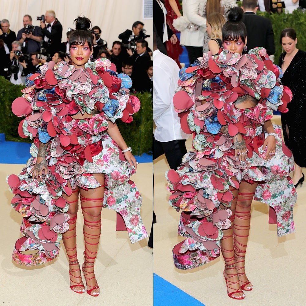 Rihanna veste Kawakubo al Met di Nyc