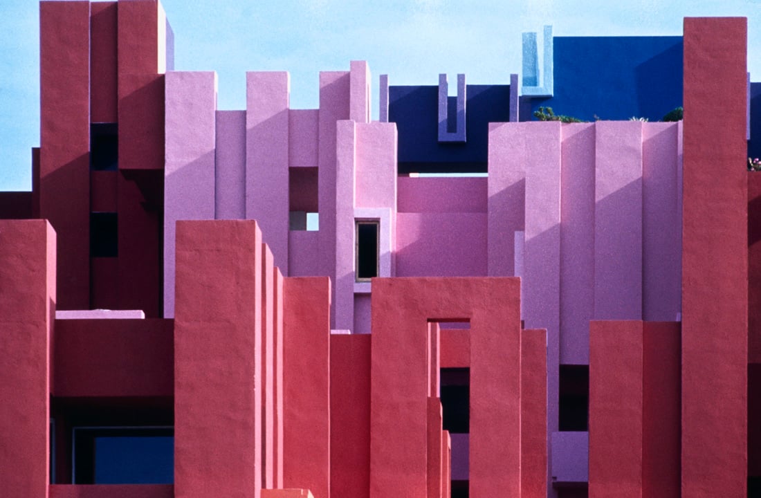 Ricardo Bofill Taller Arquitectura, La Muralla Roja, Calpe, Spain