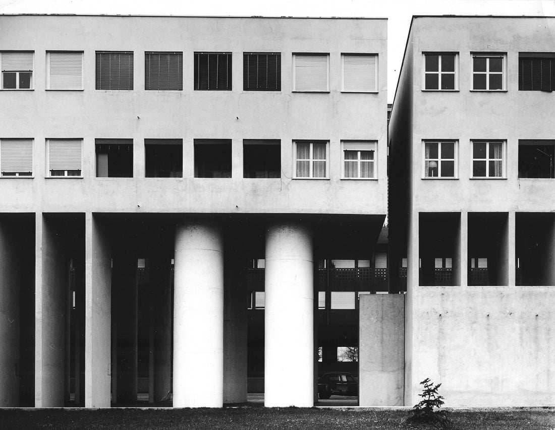 A. Rossi, edificio residenziale presso il quartiere Gallaratese 2, Milano, 1969-1974