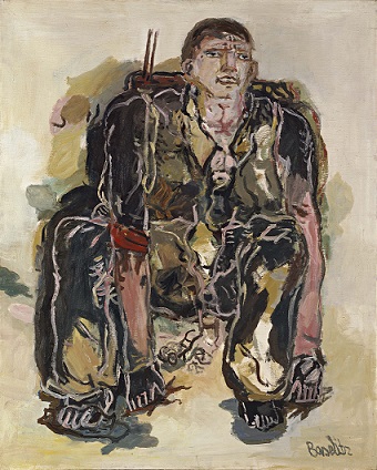 Georg Baselitz The Modern Painter (Der moderne Maler), 1965, Oil on canvas 162 x 130 cm Privately owned © Georg Baselitz, 2017 Photo Frank Oleski, Cologne