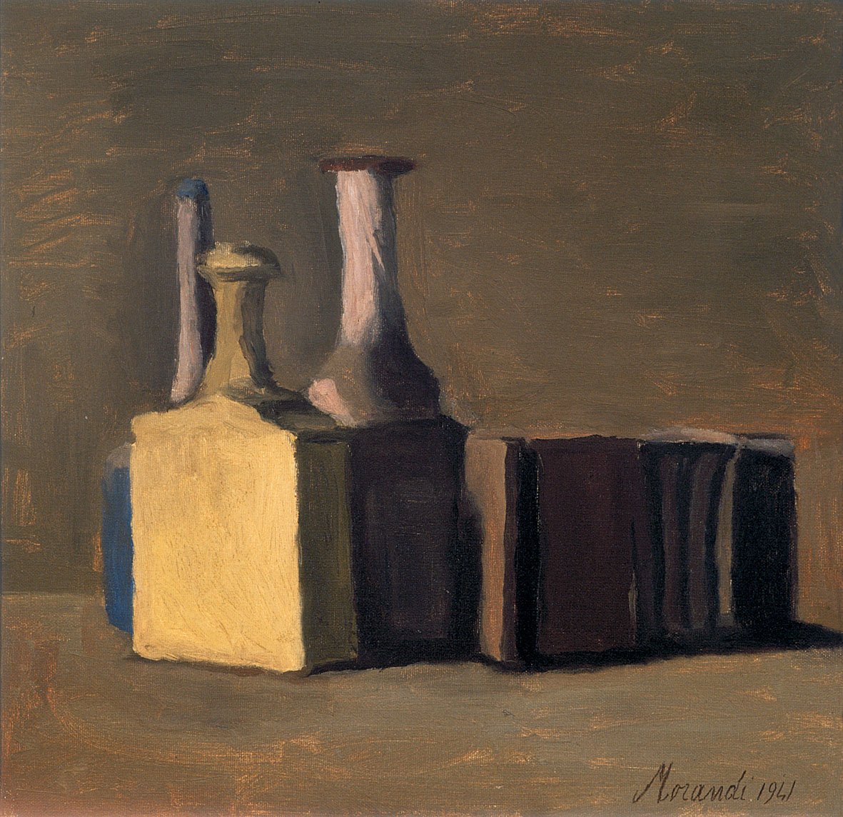 Giorgio Morandi, Natura morta, olio su tela, 1941. Fondazione Cassa di Risparmio di Verona Vicenza Belluno e Ancona