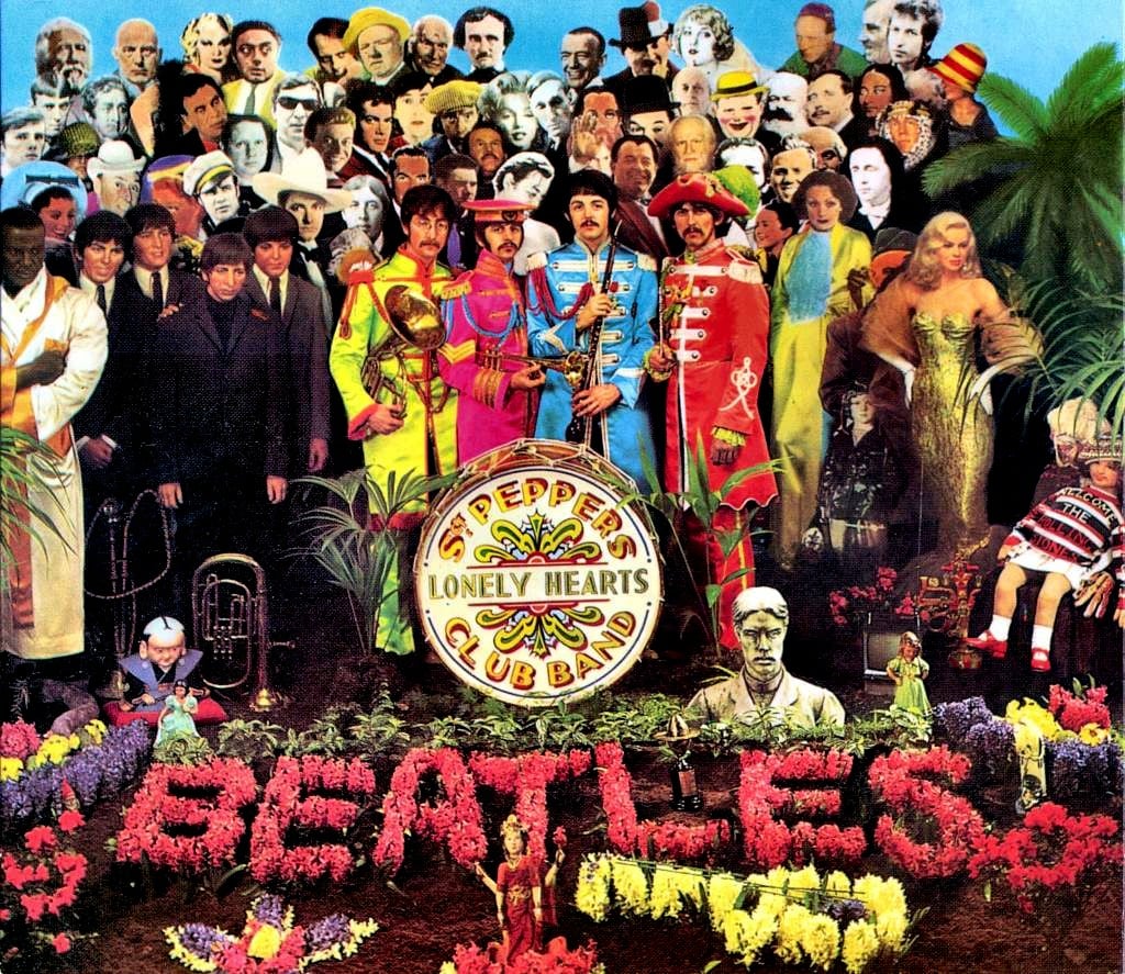 La copertina di Sgt. Pepper dei Beatles