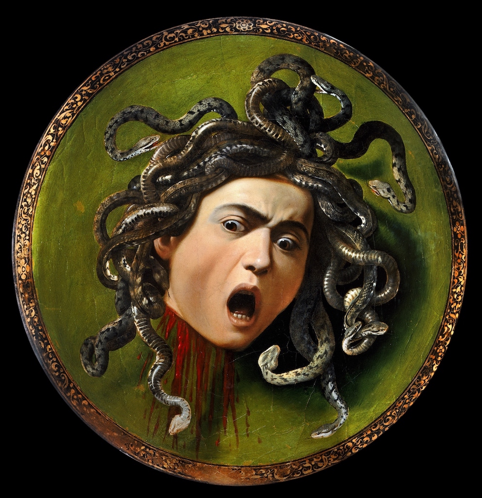 Michelangelo Merisi, Testa di Medusa Firenze, Galleria degli Uffizi 