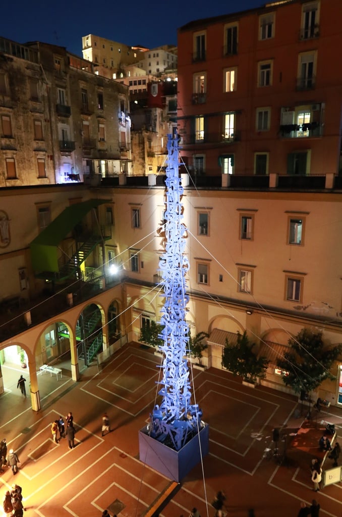 Mimmo Paladino, Ho perso il conto, 2016. Quartieri spagnoli, Napoli