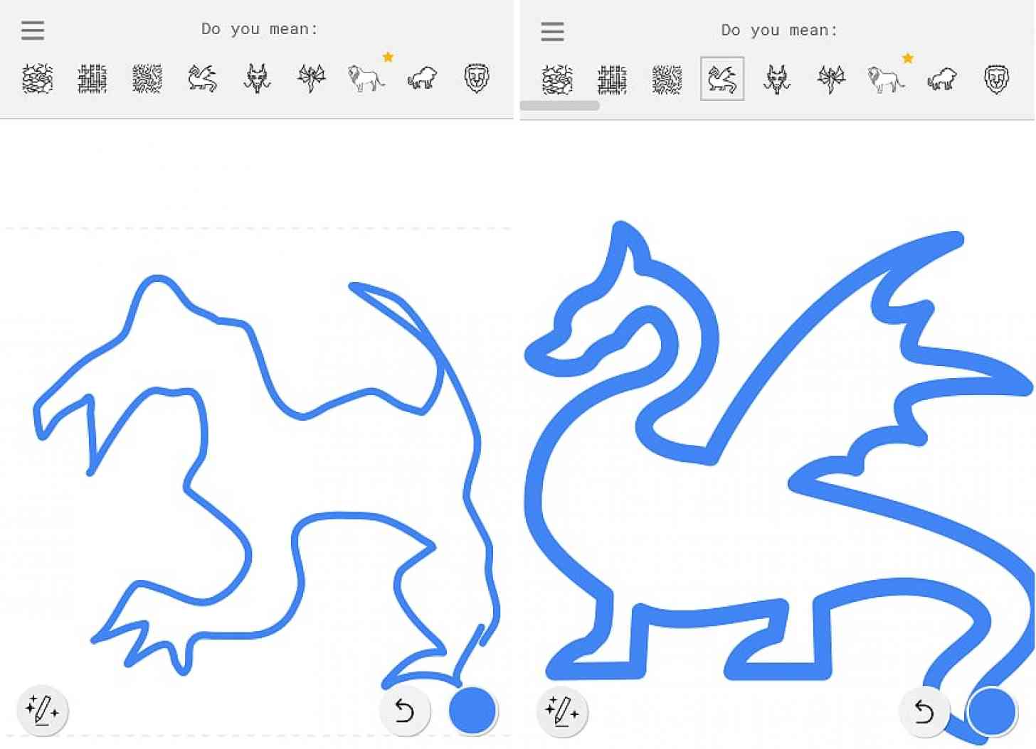 autodragon Non sai disegnare? AutoDraw lo fa posto tuo. È la nuova diavoleria degli sviluppatori di Google