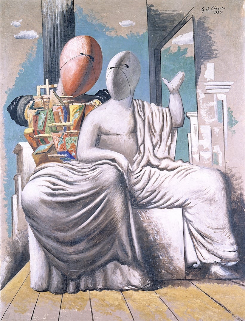 Giorgio de Chirico, Les philosophes grecs, 1925