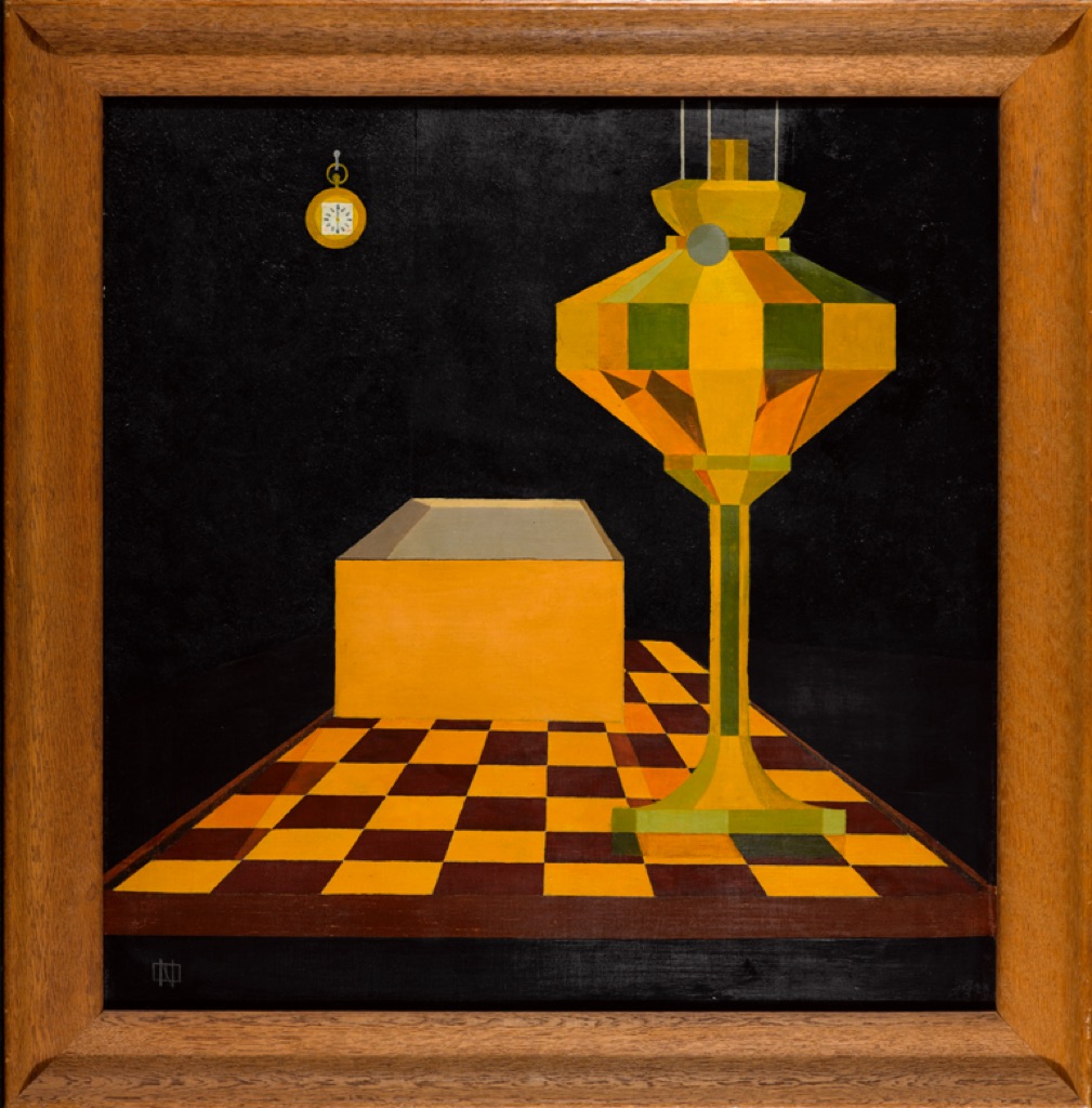 César Domela, Nature morte à la lampe no. 3, 1923. Gemeentemuseum Den Haag