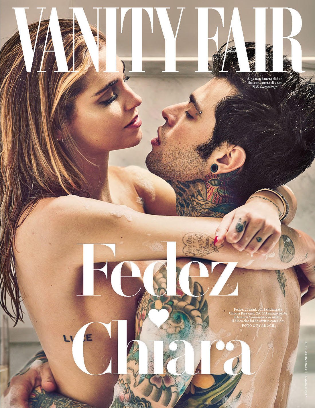Fedez e Chiara Ferragni sulla copertina di Vanity Fair