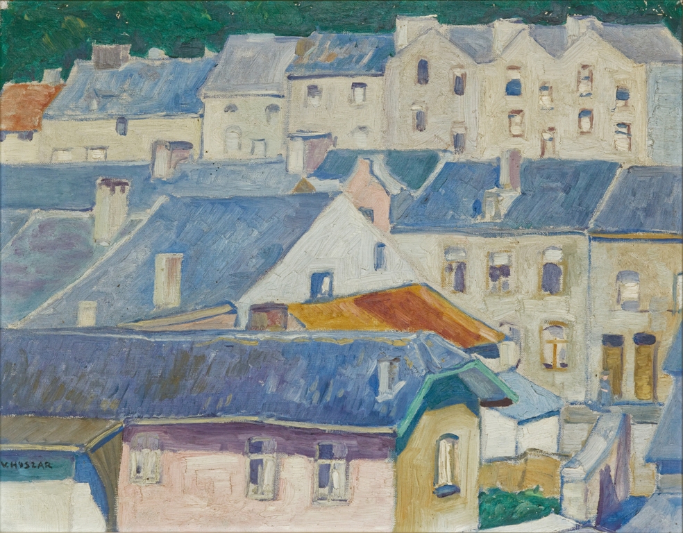 Vilmos Huszár, Case a Spa, 1920. Collezione privata © TonPors 2016