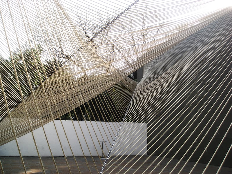 Estudio MMX, Eco Pavilion, 2011, Mexico City. Courtesy of Buró-Buró/Museo Experimental el Eco. From the 2017 organizational grant to Buró-Buró for “Libretas Pabellón Eco/Eco Pavilion”