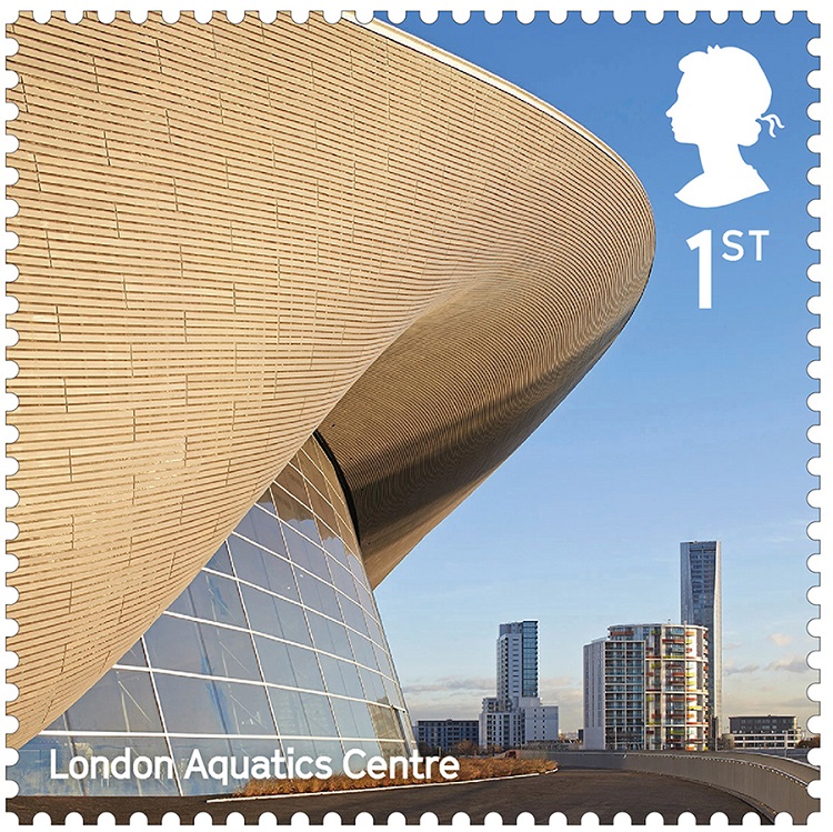 LB London Aquatics Centre stamp 400%