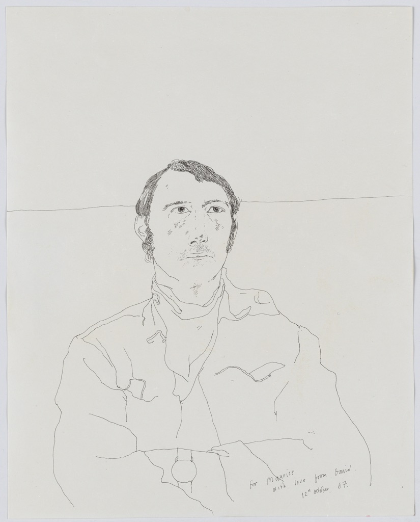 David Hockney, Maurice Payne, 1967. Courtesy Offer Waterman, Londra. Copyright David Hockney Inc.