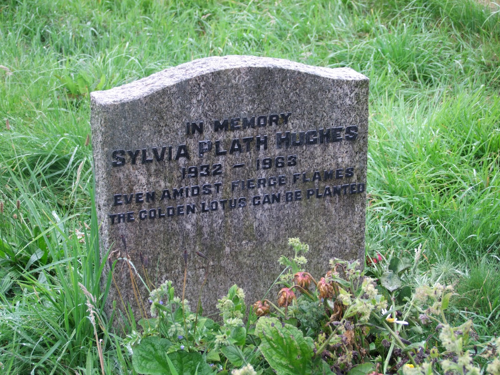 La tomba di Sylvia Plath ph. bookraider rosarita