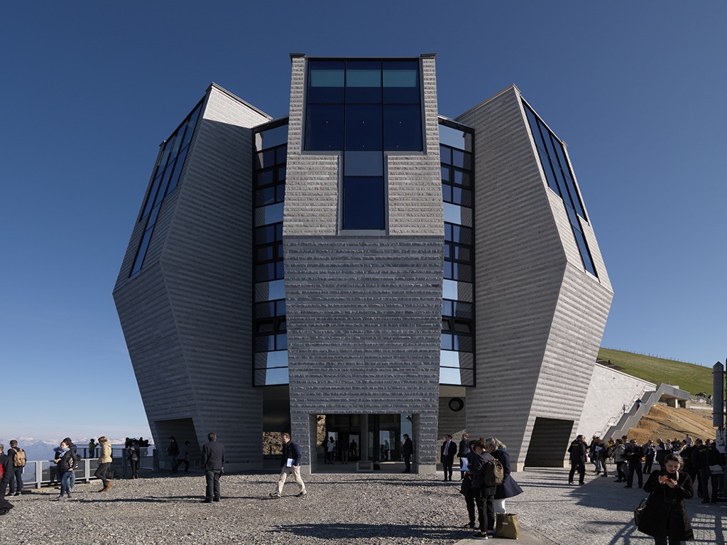 Mario Botta, Fiore di Pietra, Monte Generoso 2017. Photo Enrico Cano