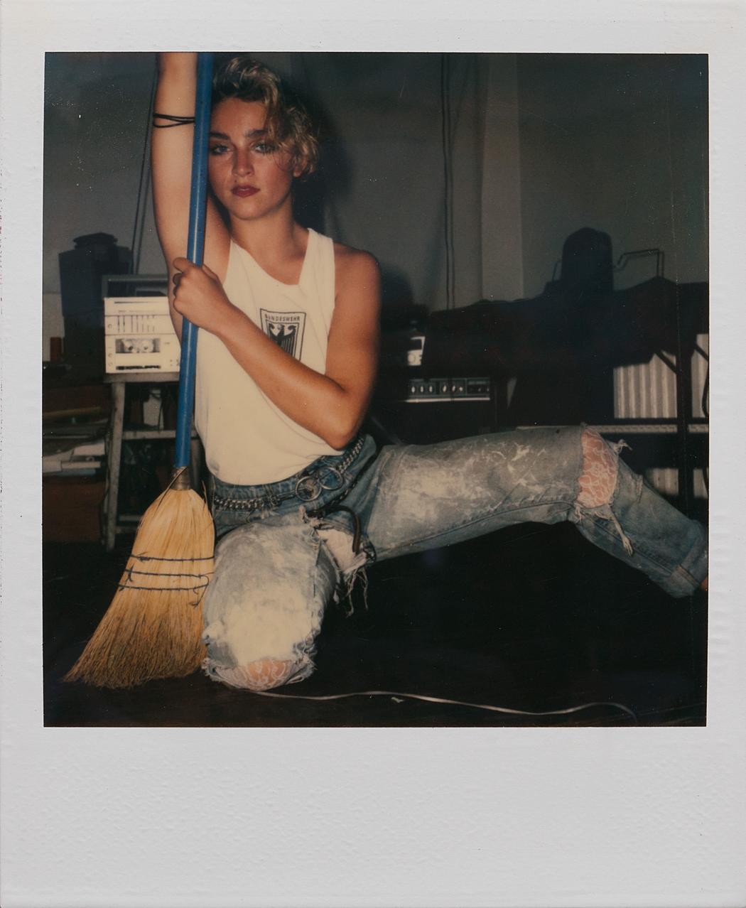Richard Corman, Madonna. Polaroid 1983