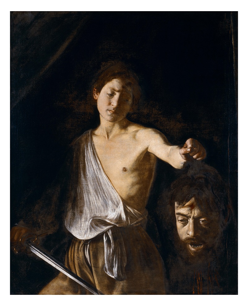 Caravaggio, David con la testa di Golia, copyright Ministero dei Beni e delle Attività Culturali e del Turismo - Galleria Borghese