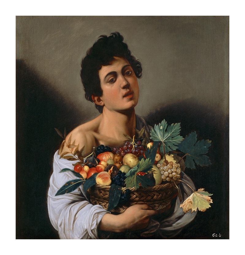 Caravaggio, Giovane con canestro di frutta, copyright Ministero dei Beni e delle Attività Culturali e del Turismo - Galleria Borghese