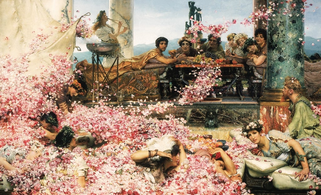 Lawrence Alma-Tadema, Le rose di Eliogabalo, 1888. Perez Simon Collection. Courtesy Leighton House Museum, Londra