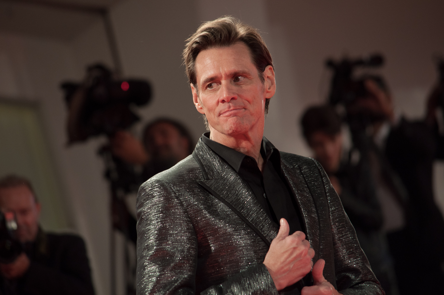 Jim Carrey, Venezia 74, ph. Irene Fanizza