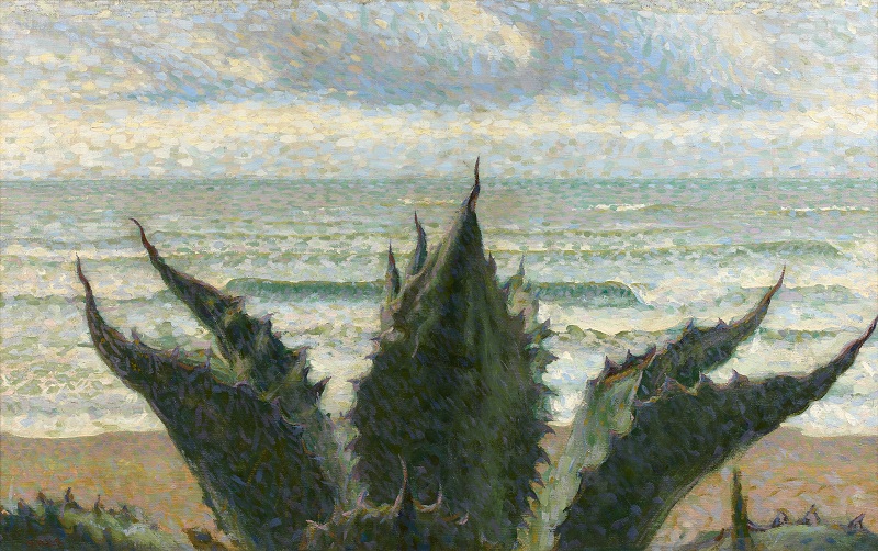 Giacomo Balla, Agave sul mare, 1908
