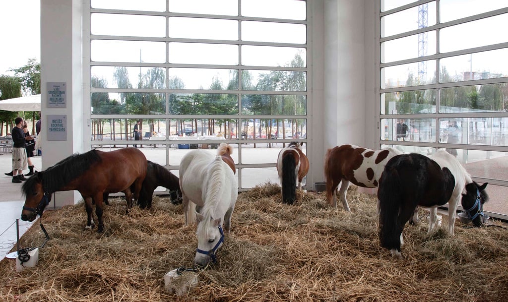 Gianni Colosimo, I cavalli di Jannis. Installation view at Centre Pompidou, Metz 2011. Photo Claudio Abate