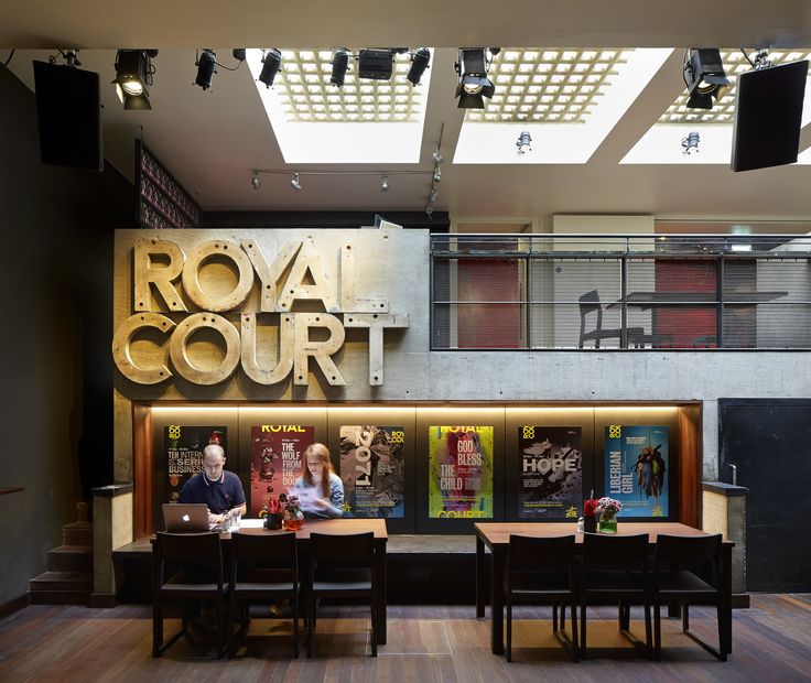 Lyndon Goode Architects with Citizens Design Bureau, Undercroft Bar at The Royal Court Theatre, 2015