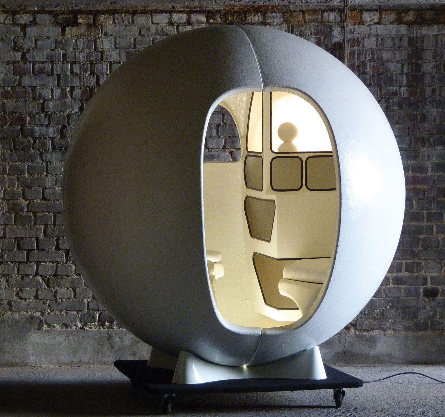 Isolation Sphere by Maurice Claude Vidili, 1972, courtesy of Maison Gerard