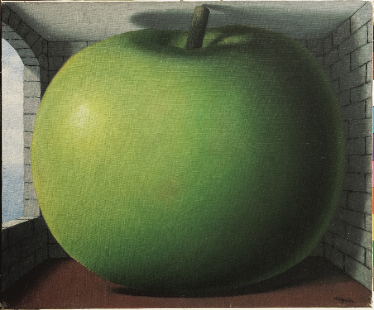 René Magritte, La Chambre d’écoute, 1958, 38 × 46 cm, collezione privata, courtesy galerie Brachot, Bruxelles