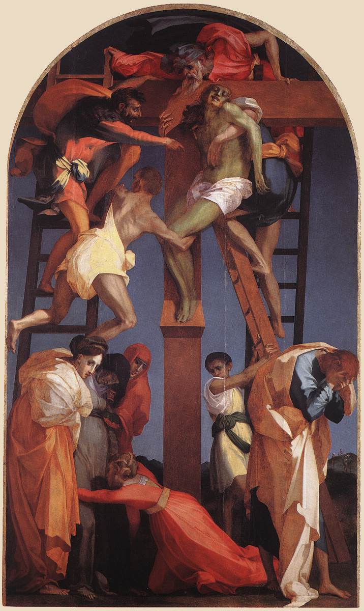 Rosso Fiorentino, Deposizione dalla croce detta Deposizione di Volterra, 1521. Pinacoteca di Volterra