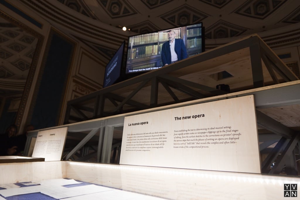 Salvatore Sciarrino. Installation view at Palazzo Reale, Milano 2017