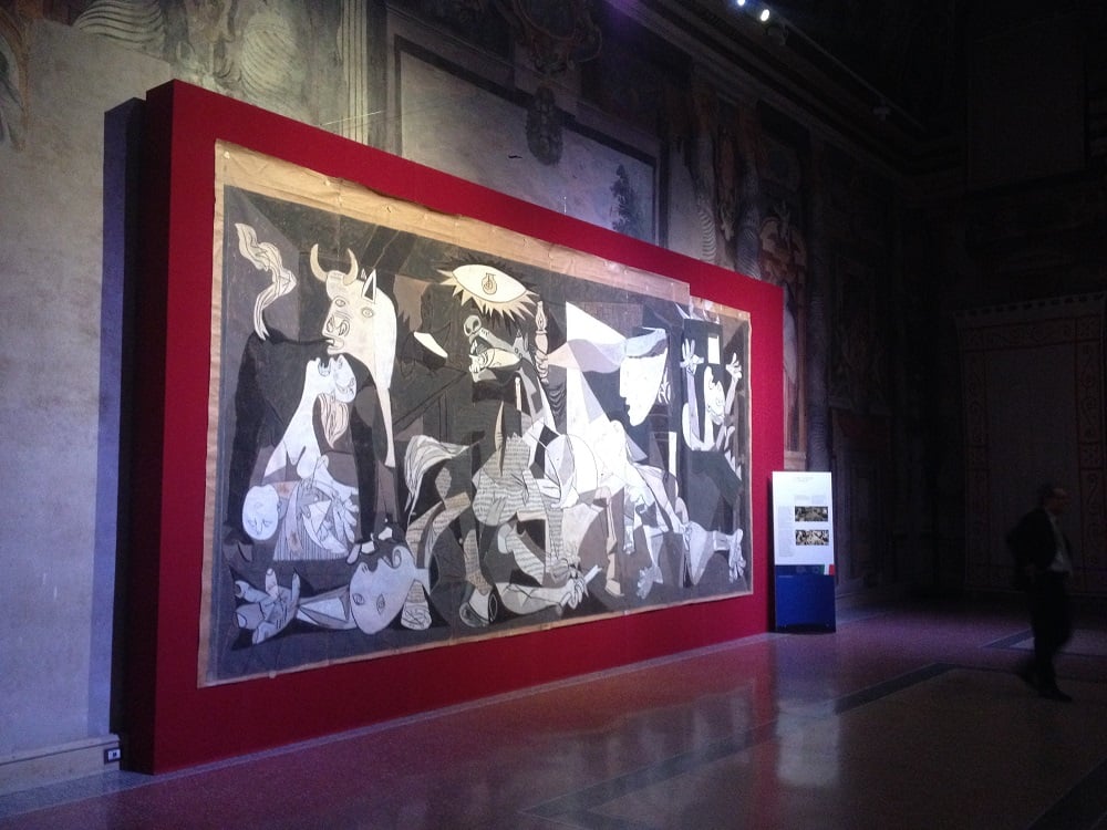 Il Cartone di Guernica a Palazzo Giustiniani a Roma